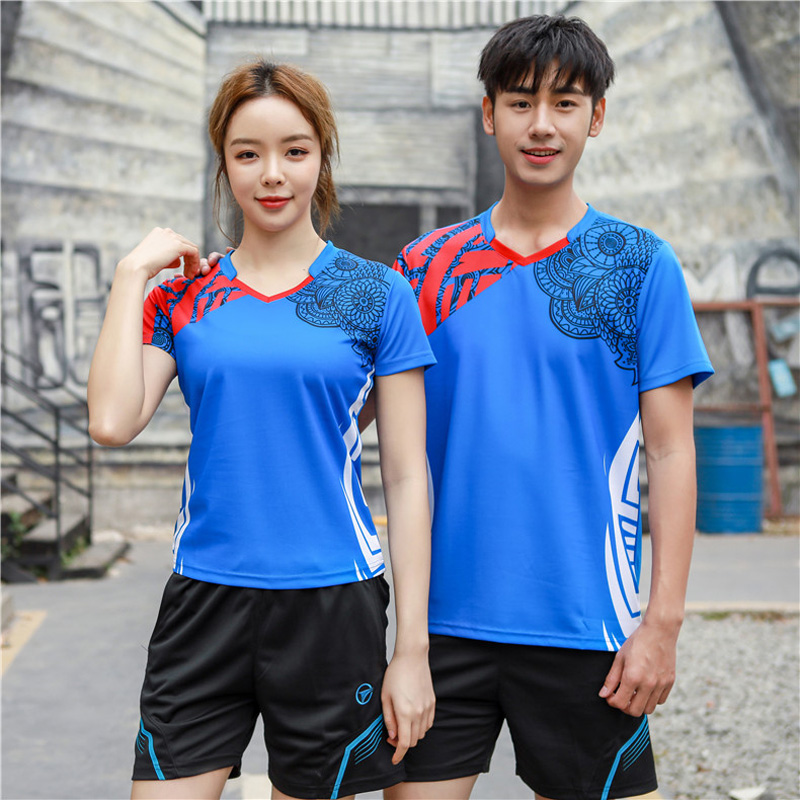 Badminton Jersey - Nowa koszulka tenisowa męska/damska, koszulka do