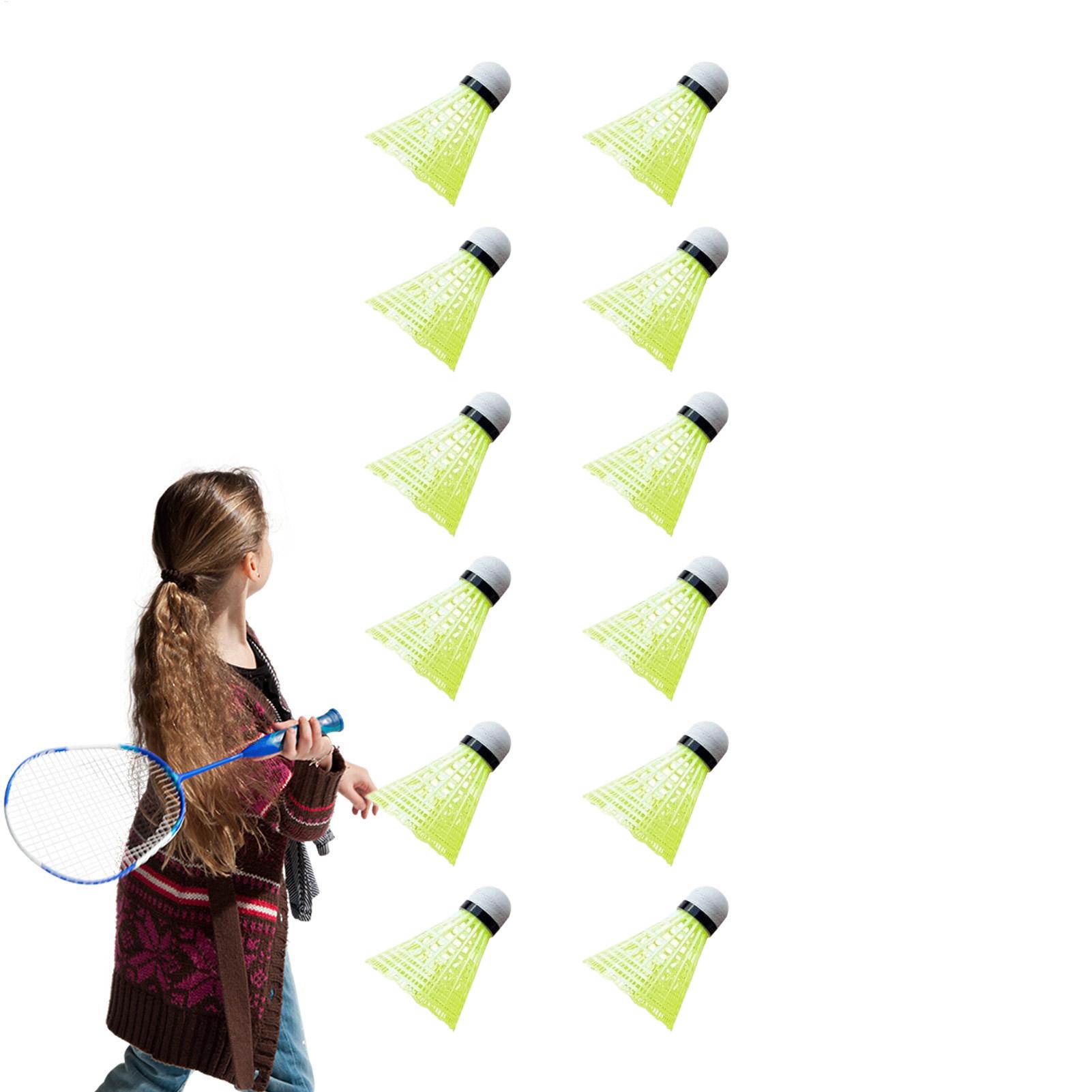Nylon Shuttlecock 12 - Lotki do badmintona 12 sztuk, odporne