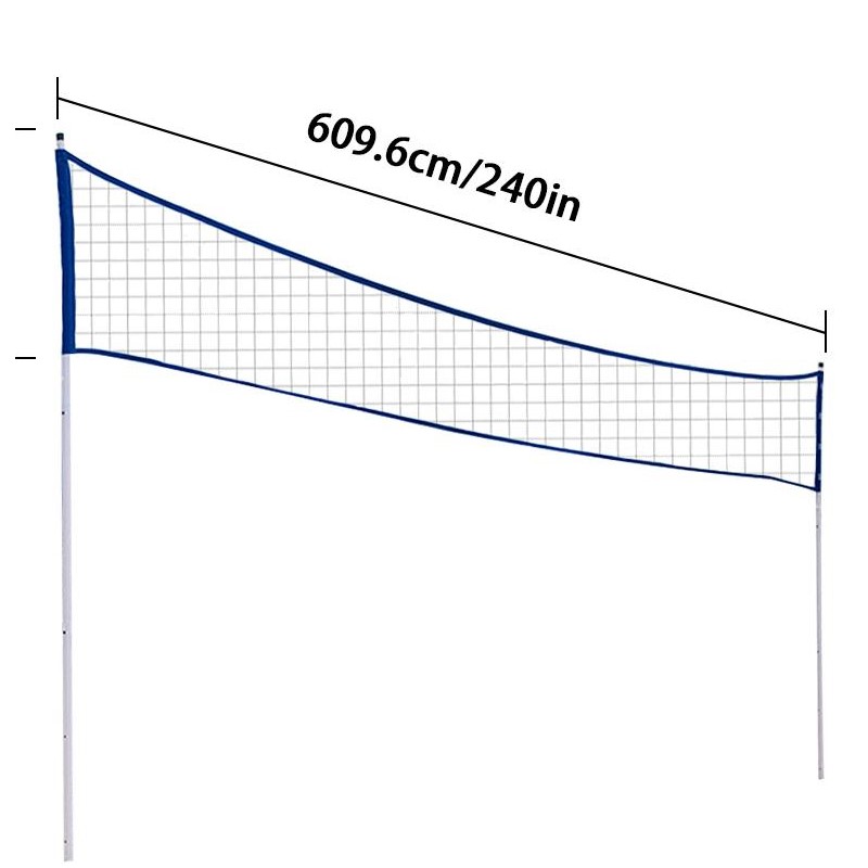 Badminton Netting - Przenośna siatka do badmintona, profesjonalna siatka