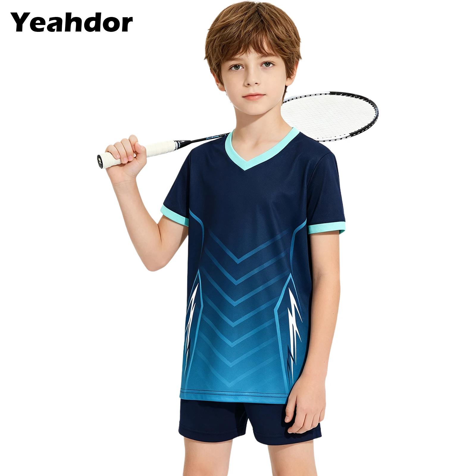 Dziecięcy chłopięcy dziewczęcy – Badminton Jersey recenzja i cena