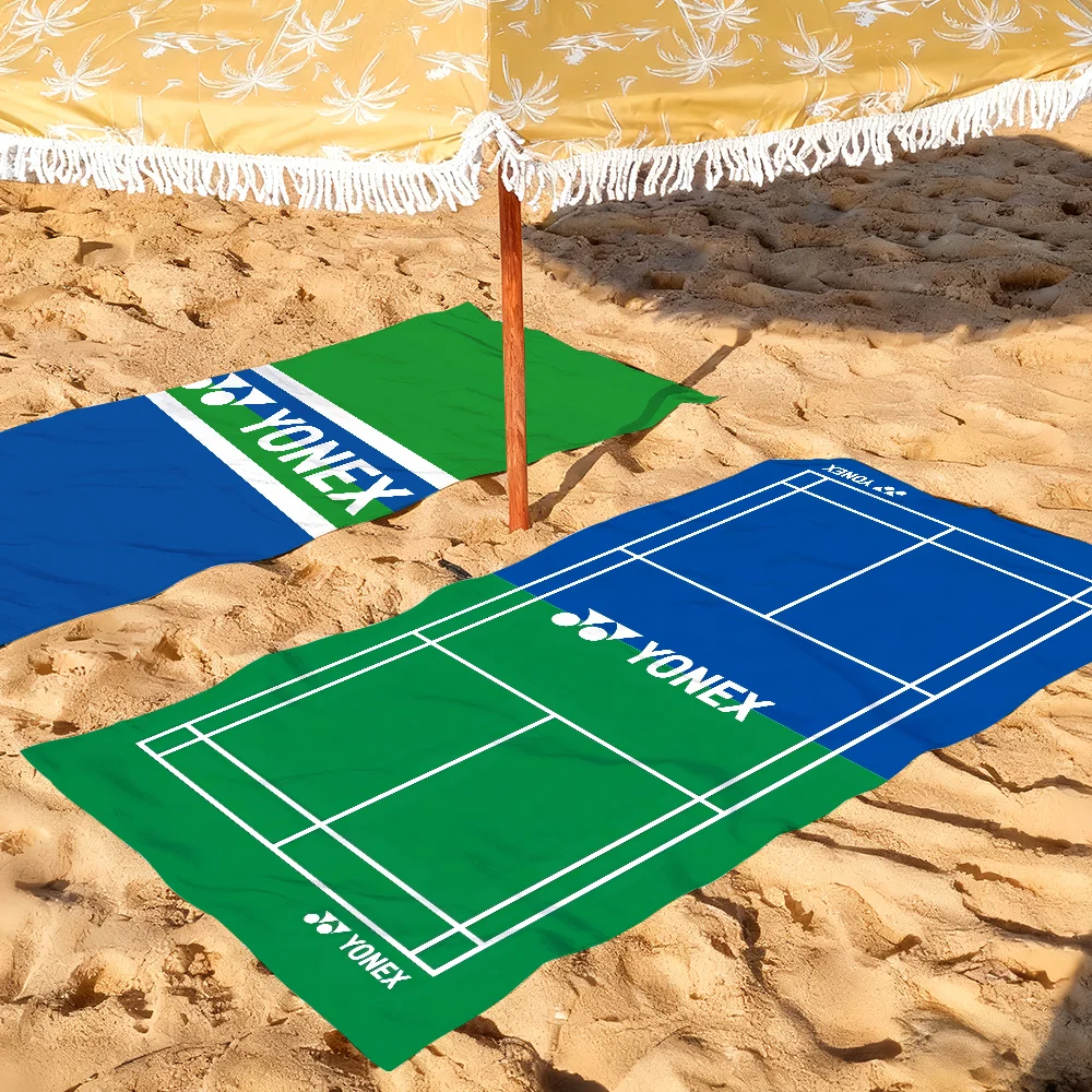 Modny ręcznik z logo marki do  – Badminton Logo recenzja i cena