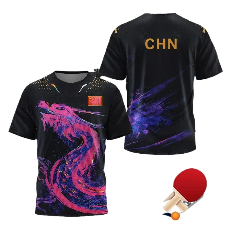 Męska koszulka graficzna z mot – Badminton Jersey recenzja i cena