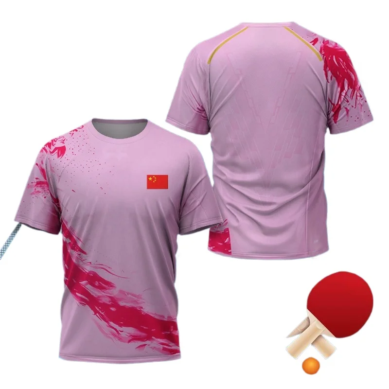 Męska koszulka graficzna z mot – Badminton Jersey recenzja i cena