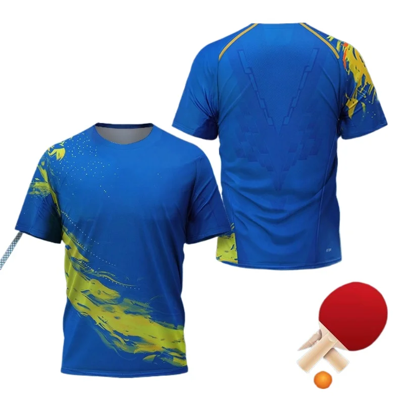 Męska koszulka graficzna z mot – Badminton Jersey recenzja i cena